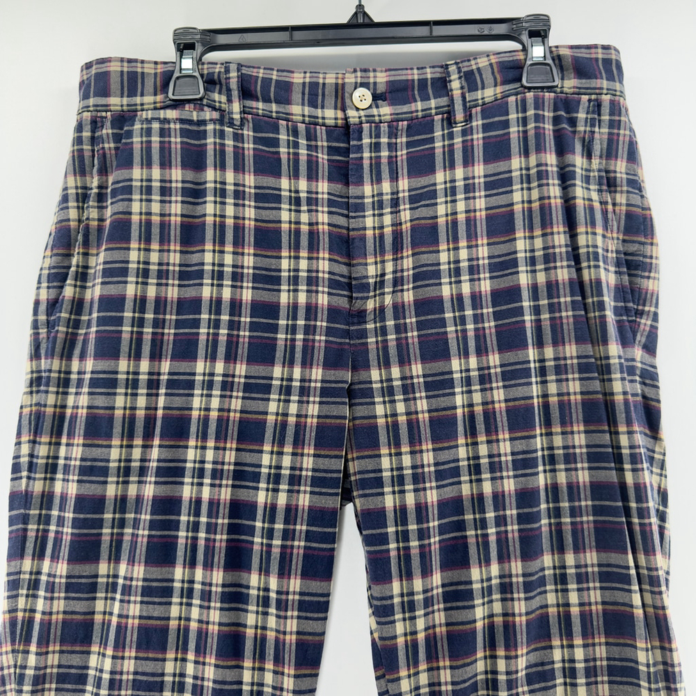 POLO RALPH LAUREN Lagenloook PREPPY Plaid Ankle Cropped TROUSERS Pants WOMENS 12 - Picture 3 of 10